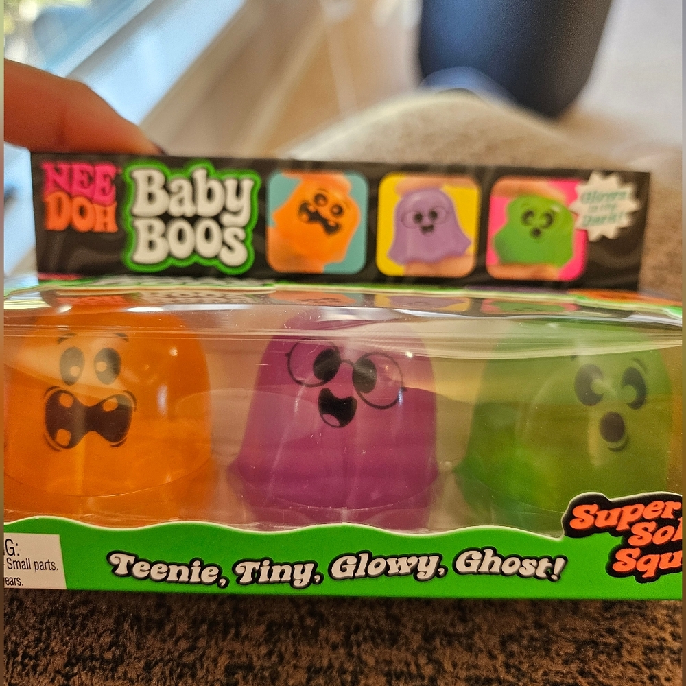 Schylling Needoh Baby Boos - 3 Pack Glow in the Dark